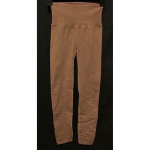 FP Movement by Free People High-Waist Leggings in Dusty Rose Brown